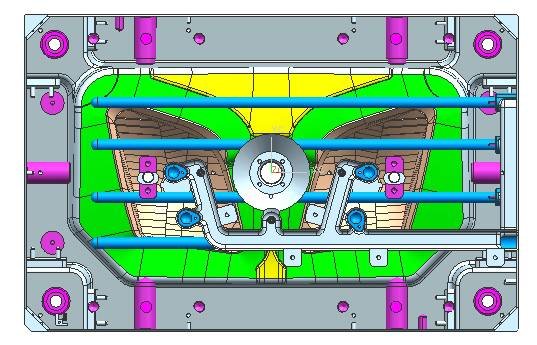 Figure 5 Fixing mould heating system